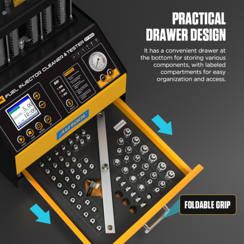 AUTOOL CT500 - Lavadora y comprobadora de inyectores industriales GDI/EFI/FSI