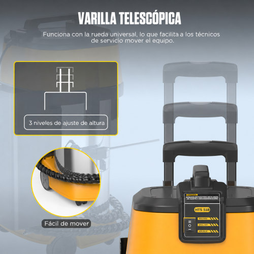AUTOOL HTS518 Arenadora para válvulas con granulado de cáscara de nuez