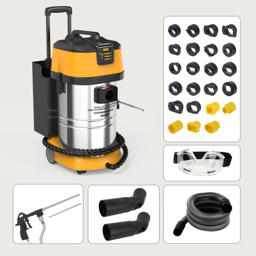 AUTOOL HTS518 Arenadora para válvulas con granulado de cáscara de nuez
