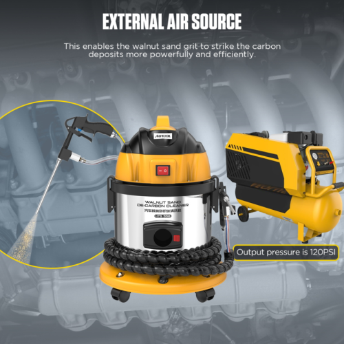 Limpiador de válvulas AUTOOL HTS558 color nogal 1200 W