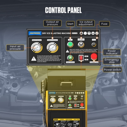 Máquina de limpieza con hielo seco AUTOOL HTS709