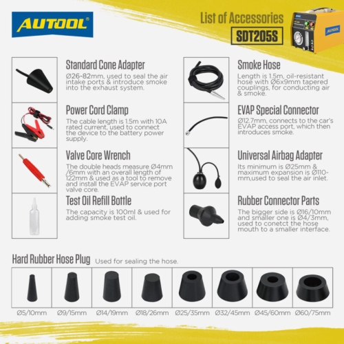 Detector de humo AUTOOL SDT205S