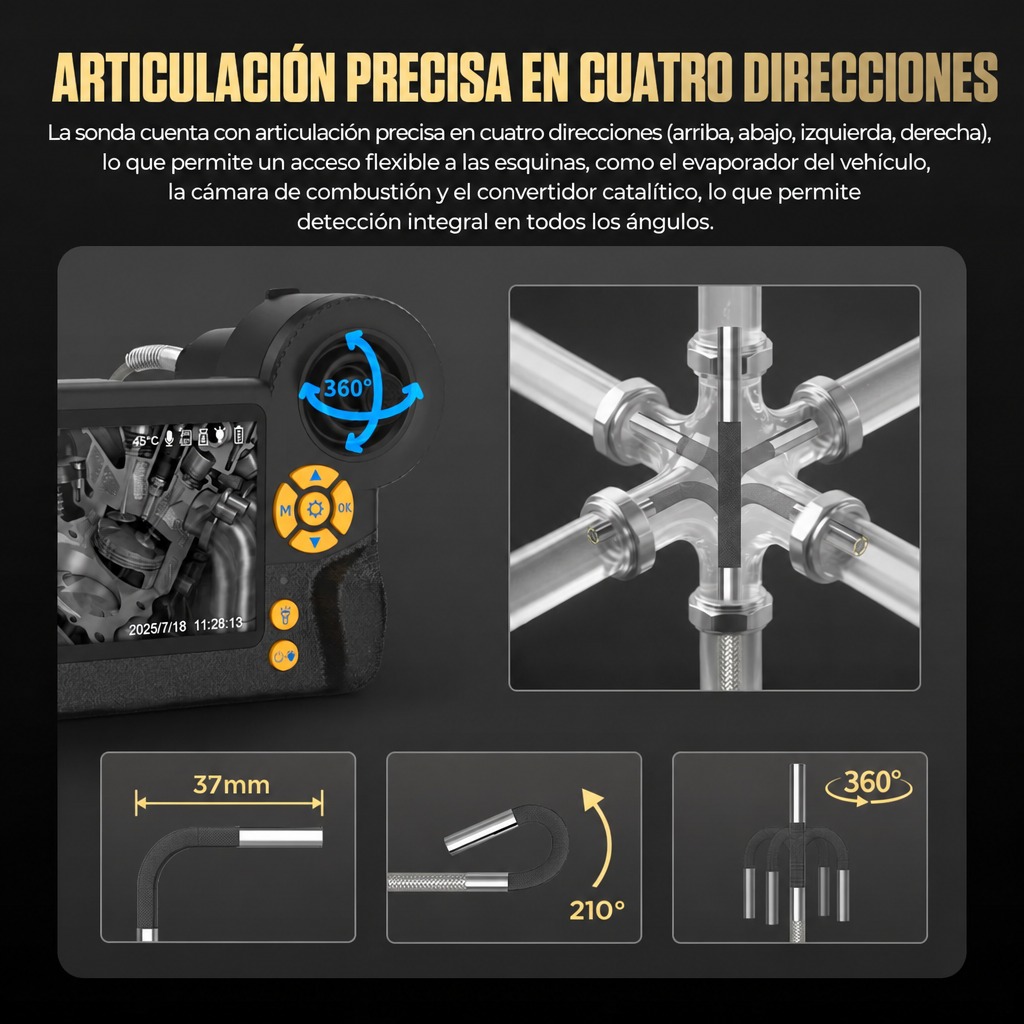 Diagnóstico preciso en cuatro direcciones