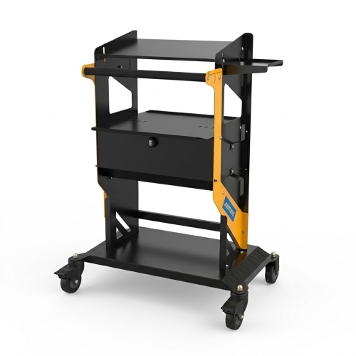 Carro de transporte de varios niveles AUTOOL T23 con ruedas y asa