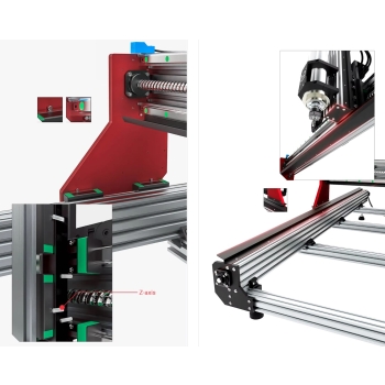 Fresadora CNC 1515 1500x1500mm 2.2kW + accesorios