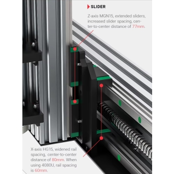 Fresadora CNC 1515 1500x1500mm 2.2kW + accesorios