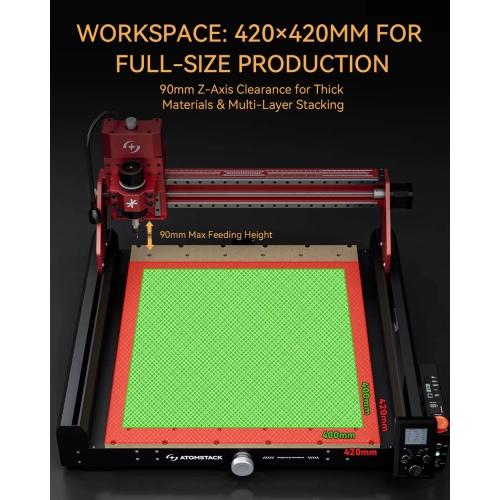 Fresadora CNC Atomstack C4 Pro + Accesorios