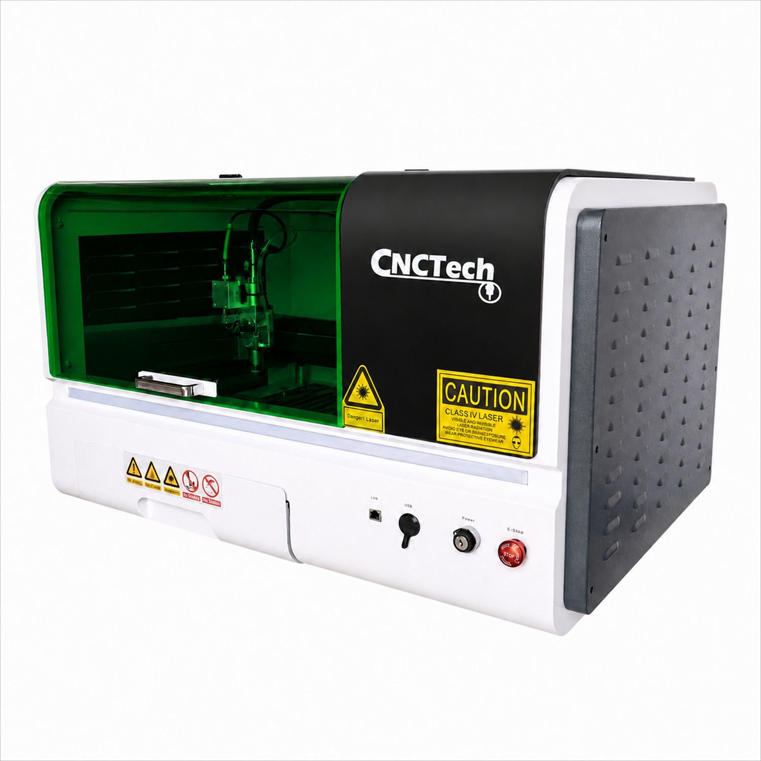 Cortadora láser compacta FIBER ZX-3030FL con carcasa cerrada
