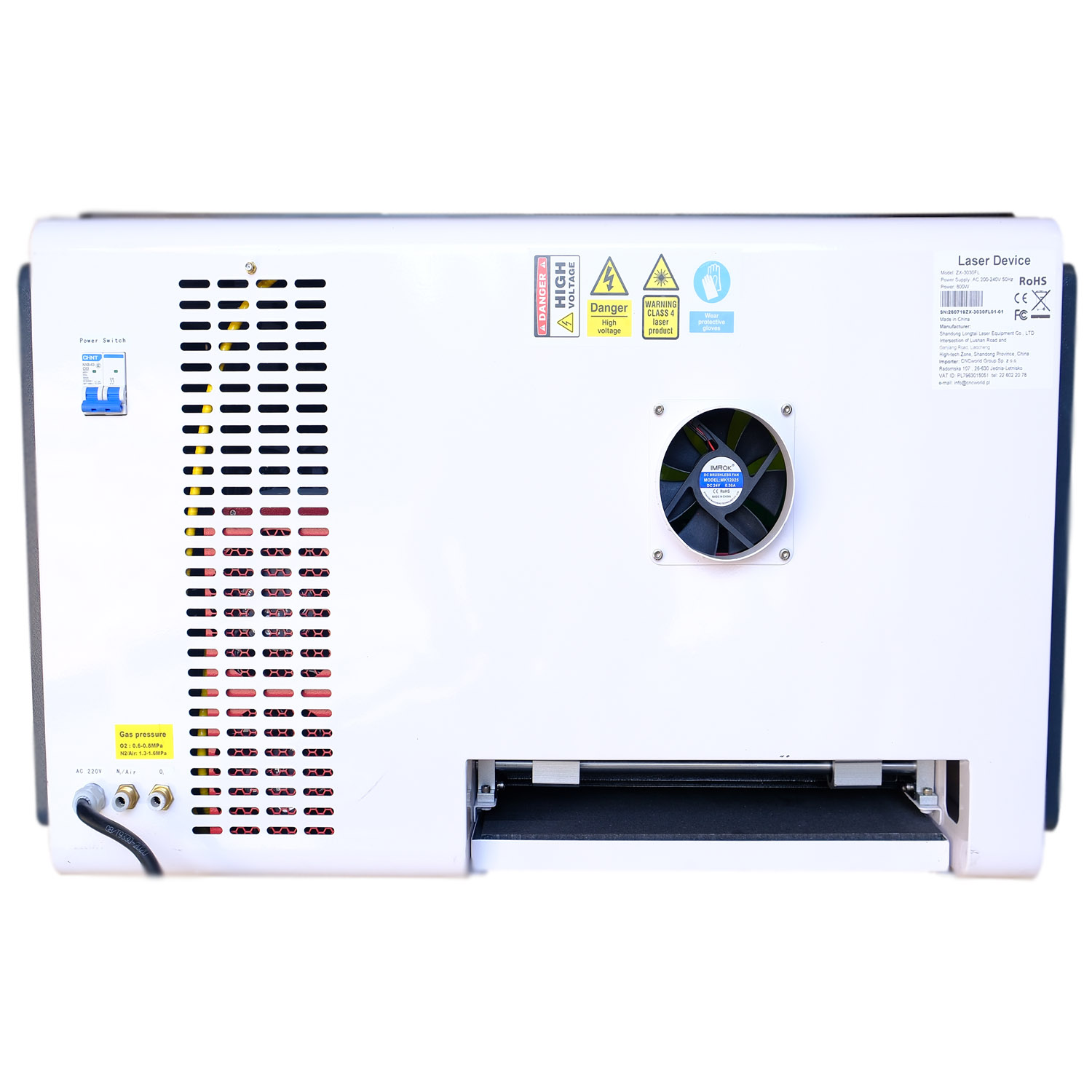 Enfriamiento por aire de la fuente JPT 800W