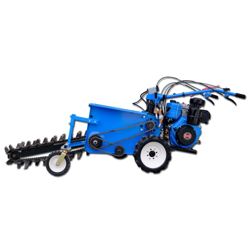 Zanjadora autopropulsada de gasolina ST80 | 15 HP | Capacidad de zanja: 80 cm | Ancho: 17 cm