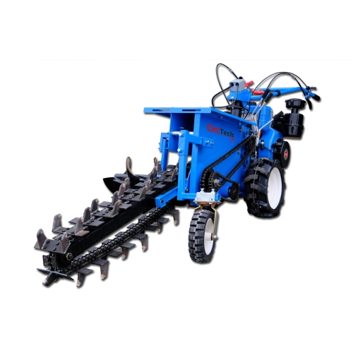 Zanjadora autopropulsada de gasolina ST80 | 15 HP | Capacidad de zanja: 80 cm | Ancho: 17 cm